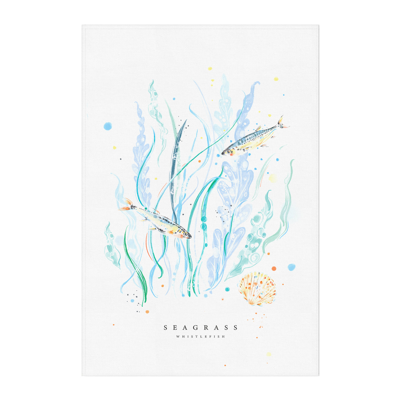 Tea Towel-WTT336 - Seagrass Tea Towel-Whistlefish
