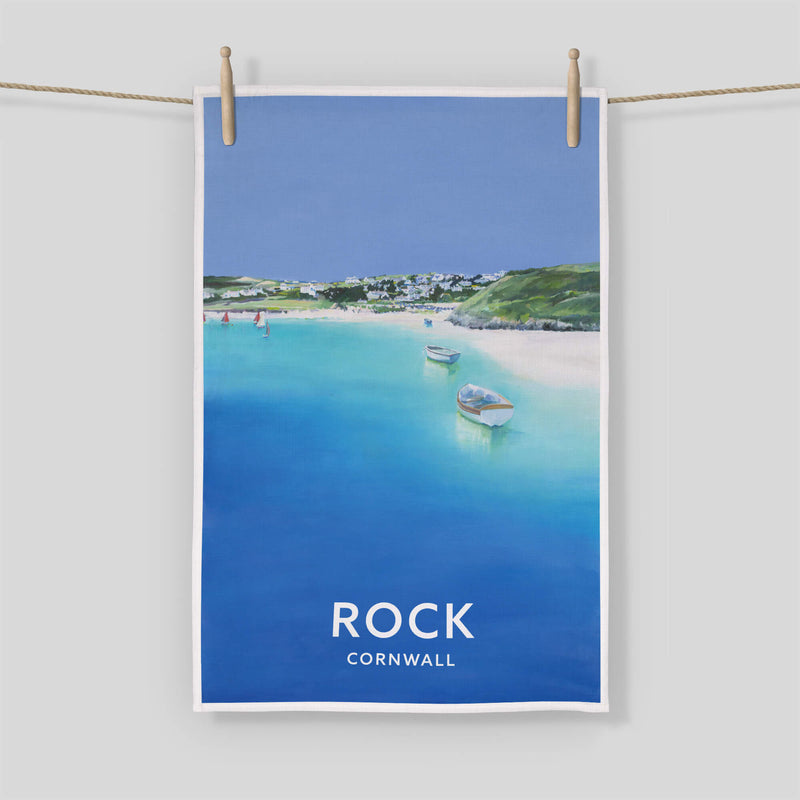 Tea Towel - WTT99 - Rock Tea Towel - Rock Tea Towel by Iris Clelford - Coastal Gifts - Whistlefish