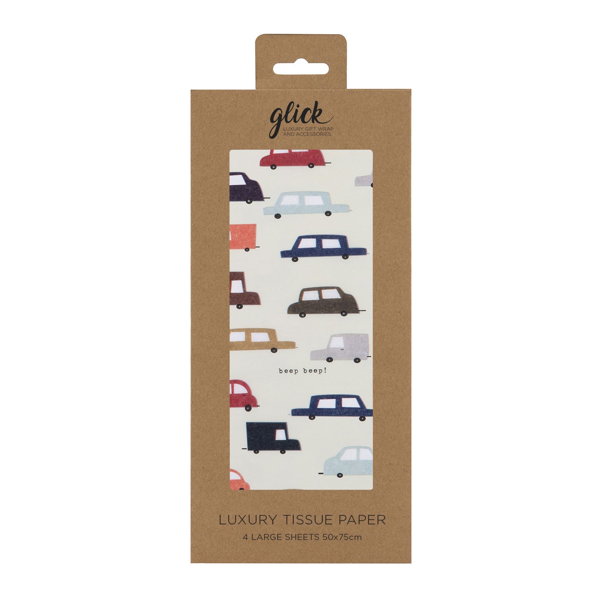 Quirky Cars Luxury Tissue Paper - Whistlefish