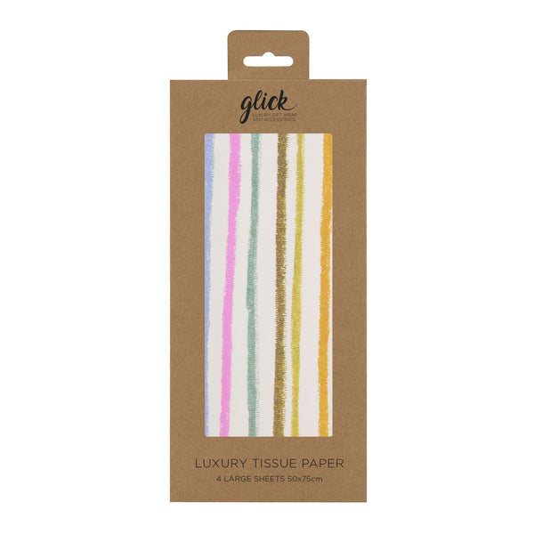 Tissue Paper - TPST75 - Multicolour Stripe Luxury Tissue Paper - Multicoloured Stripe Luxury Tissue Paper - Whistlefish