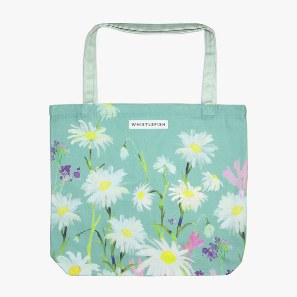 Tote Bag-DA25TB - Messy Daisy Tote Bag-Whistlefish