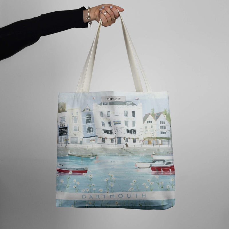 Tote Bag - HC01TB - Dartmouth Tote Bag - Dartmouth Tote Bag by Hannah Cole - Whistlefish