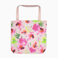 Tote Bag-OR24TB - Orange Poppy Tote Bag-Whistlefish