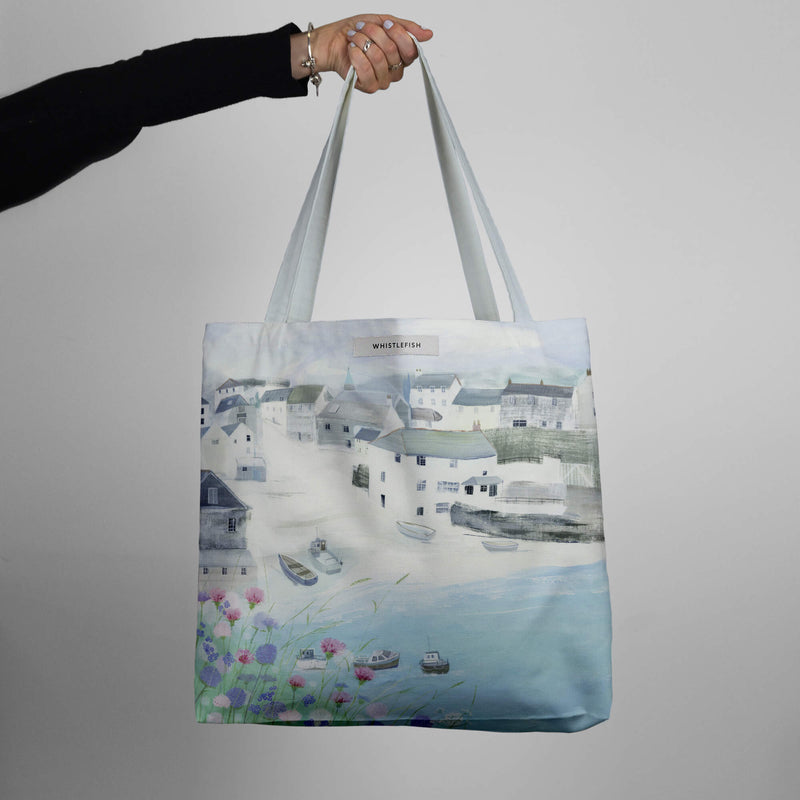Tote Bag-WTB10 - Little Harbour Tote Bag-Whistlefish