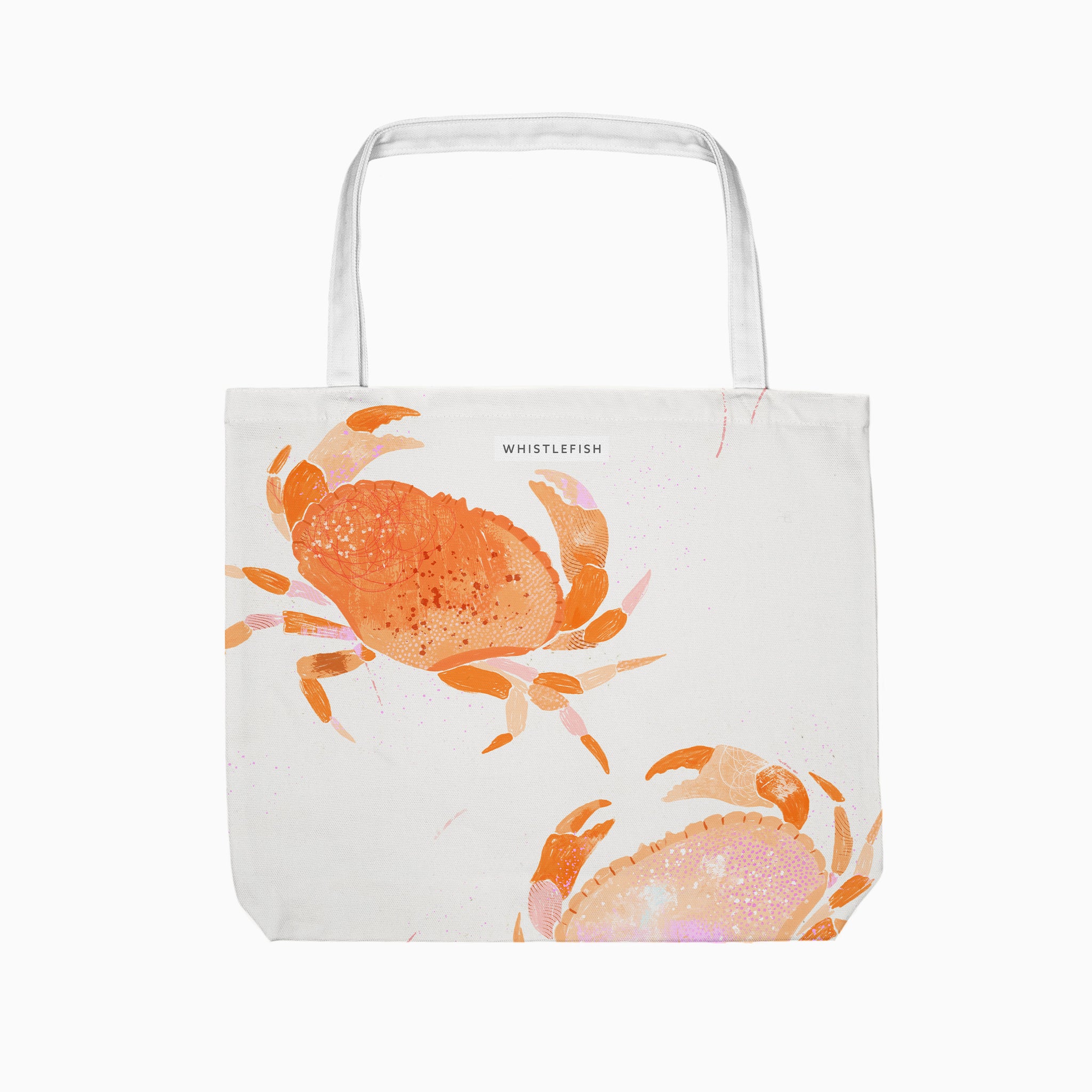 Tote Bag-WTB68 - Seagrass Crabs Tote Bag-Whistlefish