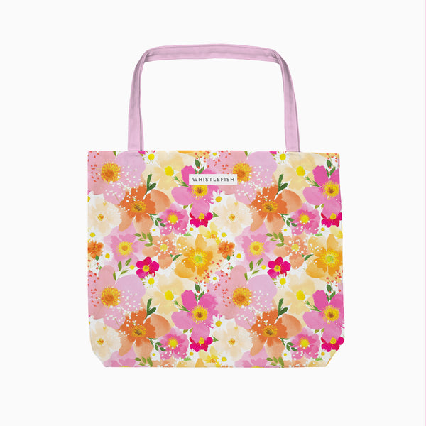 Tote Bag-WTB84 - Petal Pop Tote Bag-Whistlefish