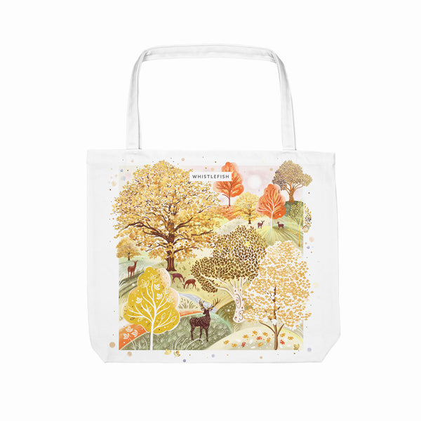 Beach Bag-WTB91 - Autumn Woodland Tote Bag-Whistlefish