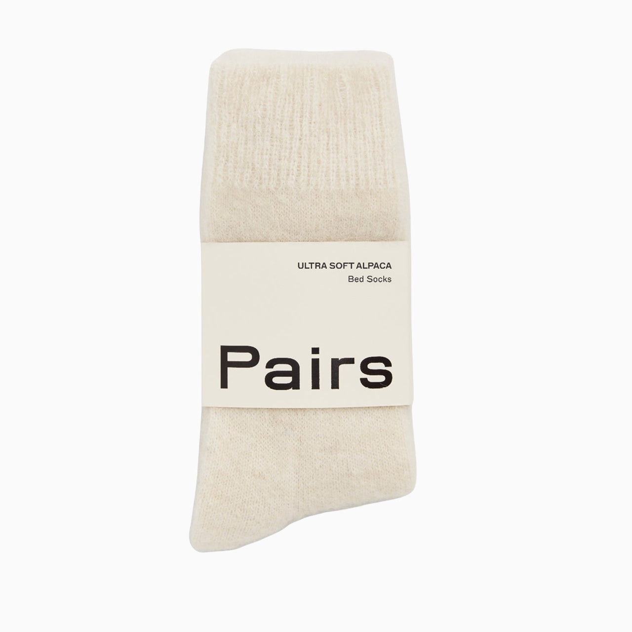 Socks-USALBEDCRMS - Cream Ultra Soft Alpaca Bed Socks-Pairs Socks