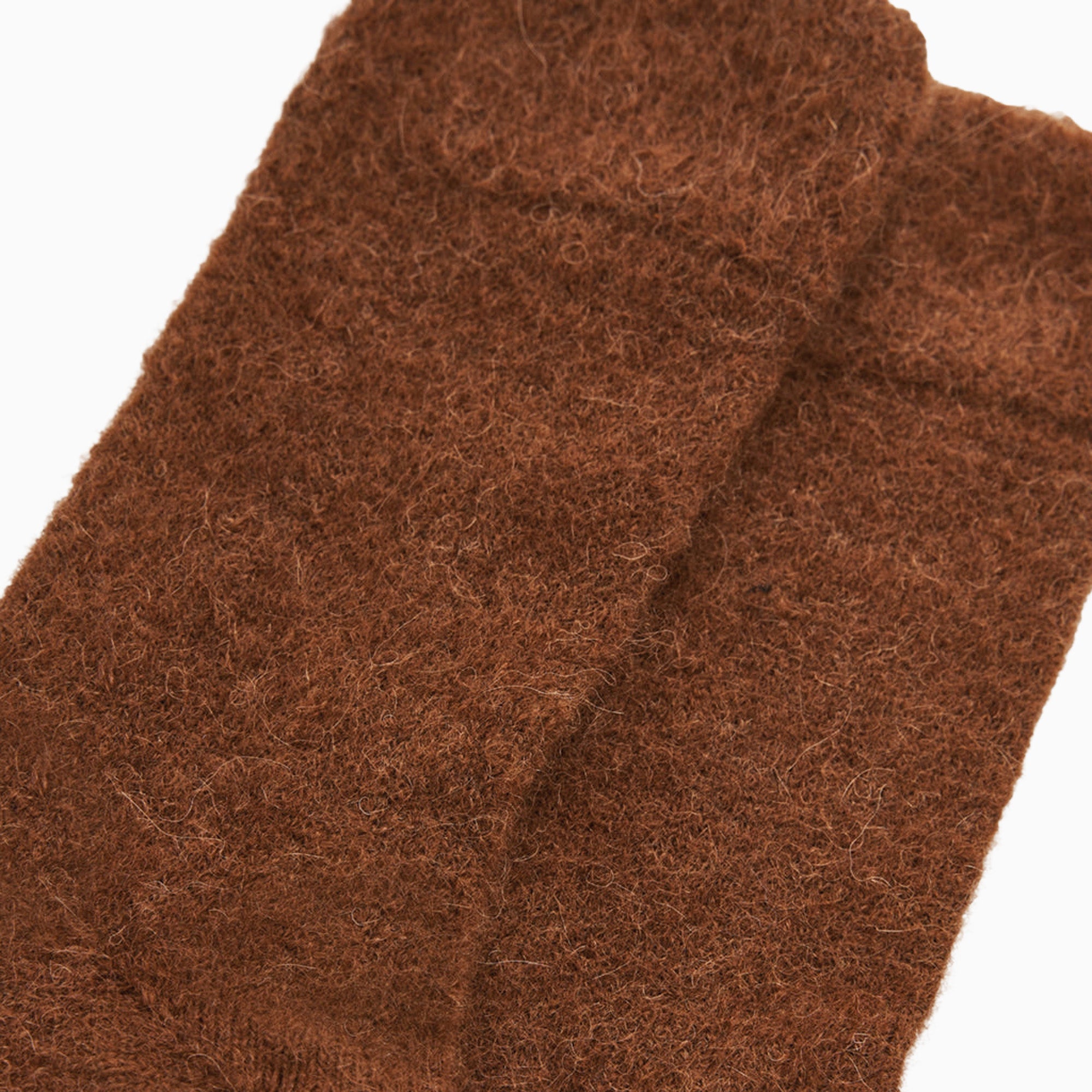Socks-USALEVBRNS - Chestnut Brown Ultra Soft Alpaca Sock-Pairs Socks