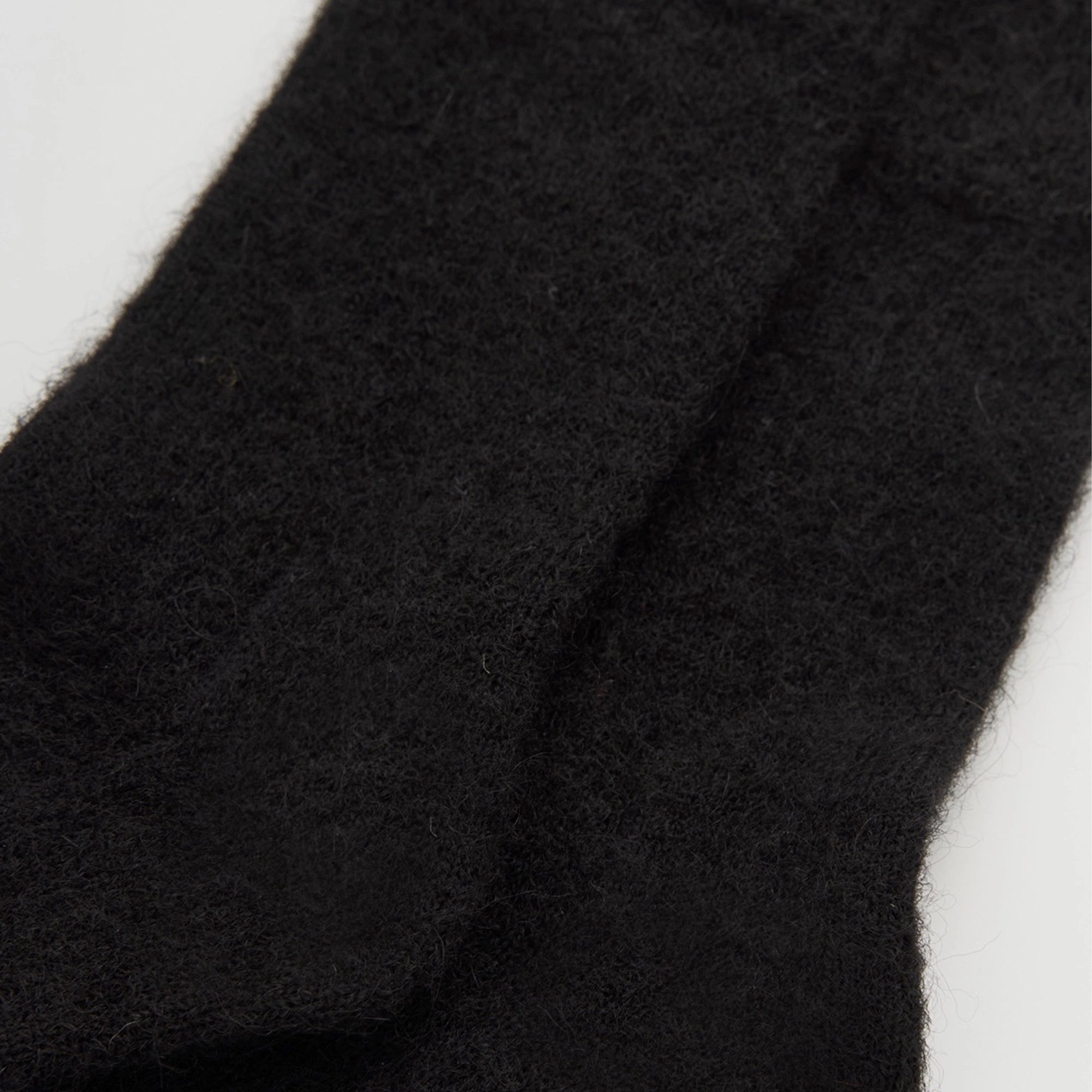 Socks-USALEVCHARM - True Black Medium Alpaca Socks-Pairs Socks