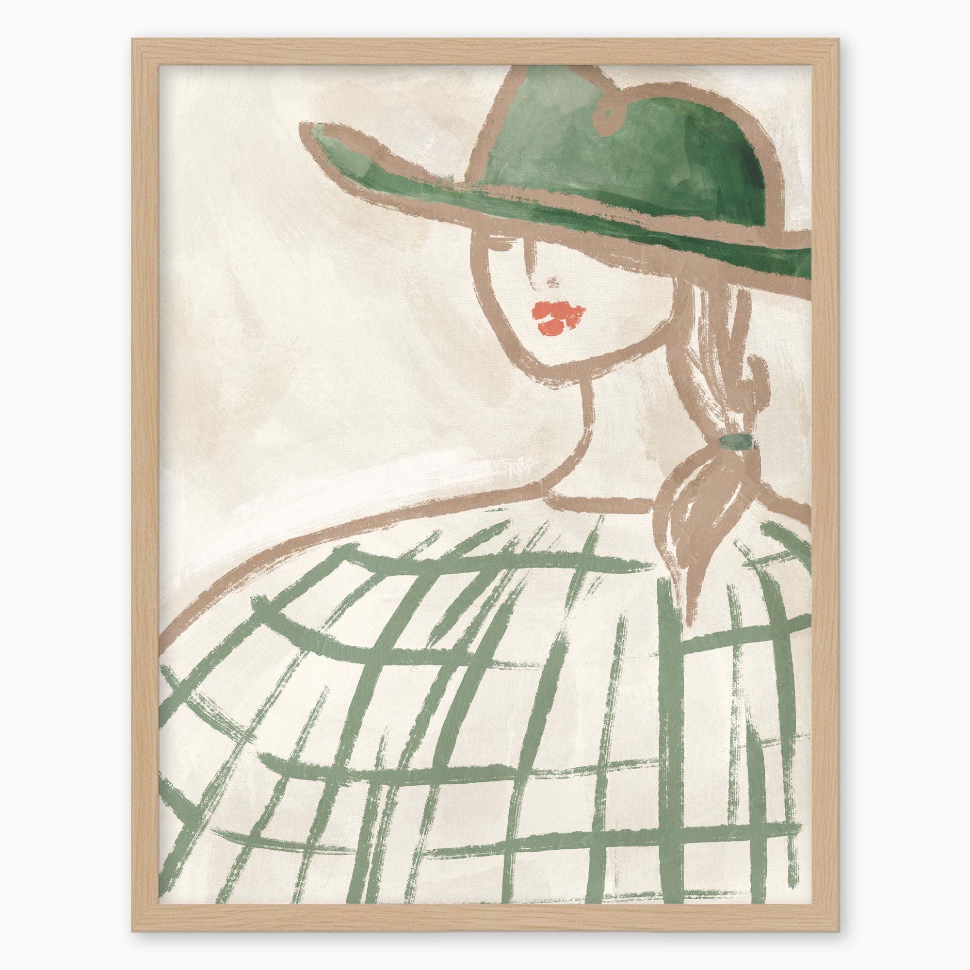 WF1390F - Under the Brim Framed Print