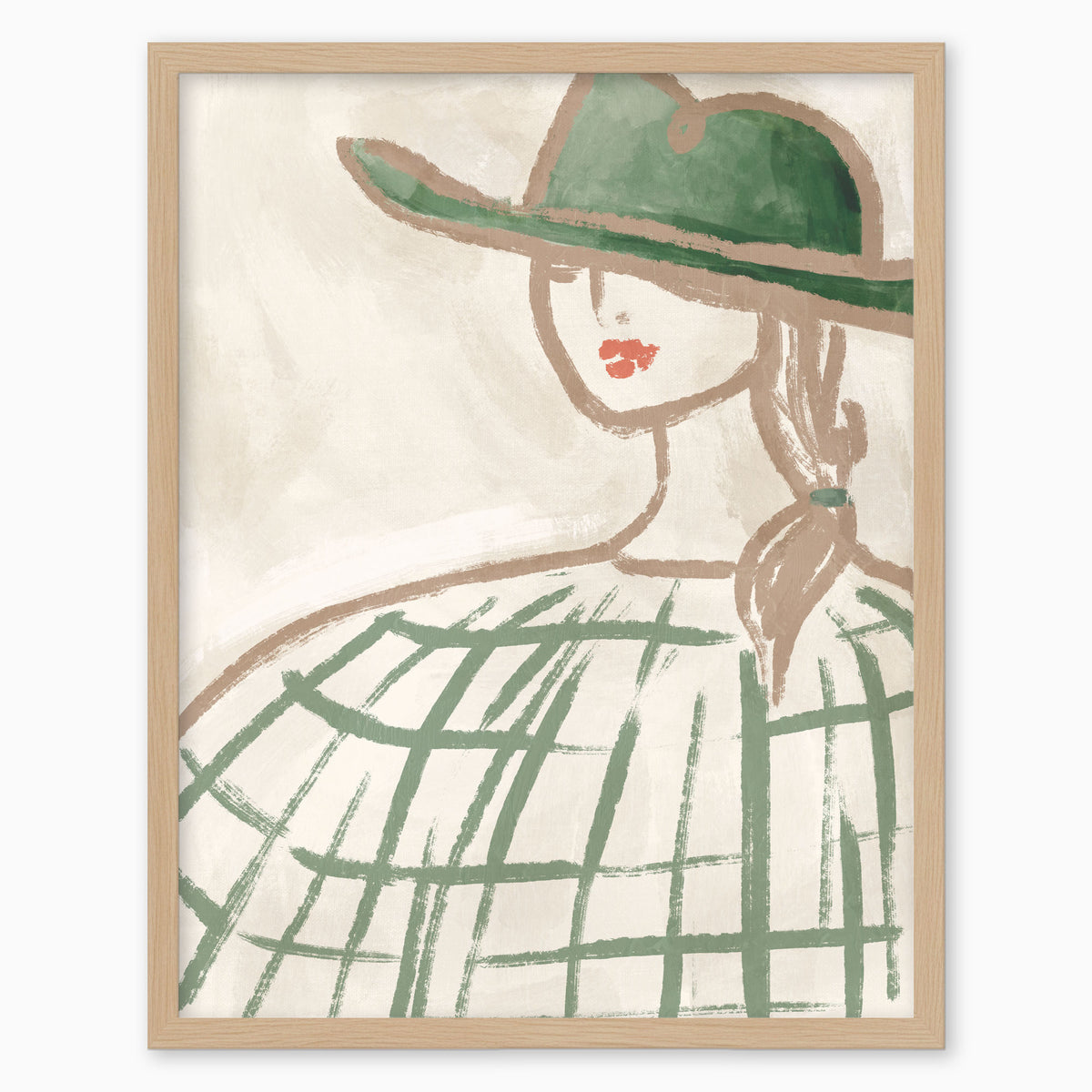 WF1390F - Under the Brim Framed Print