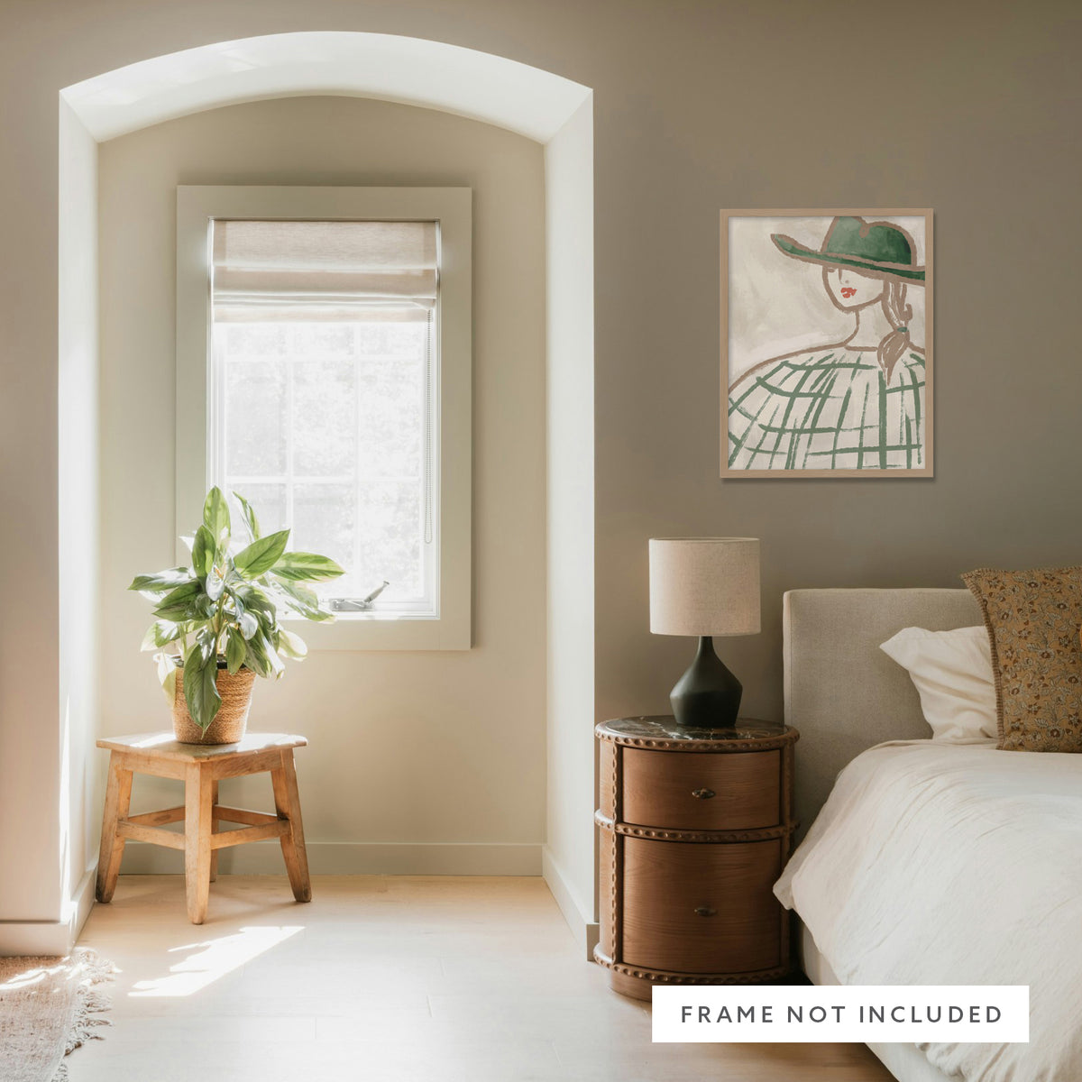 WF1390P - Under the Brim Art Print