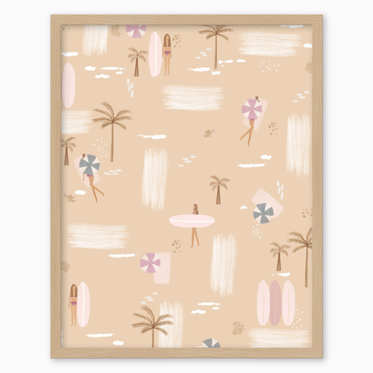 WF1392F - Surfer's Paradise Framed Print