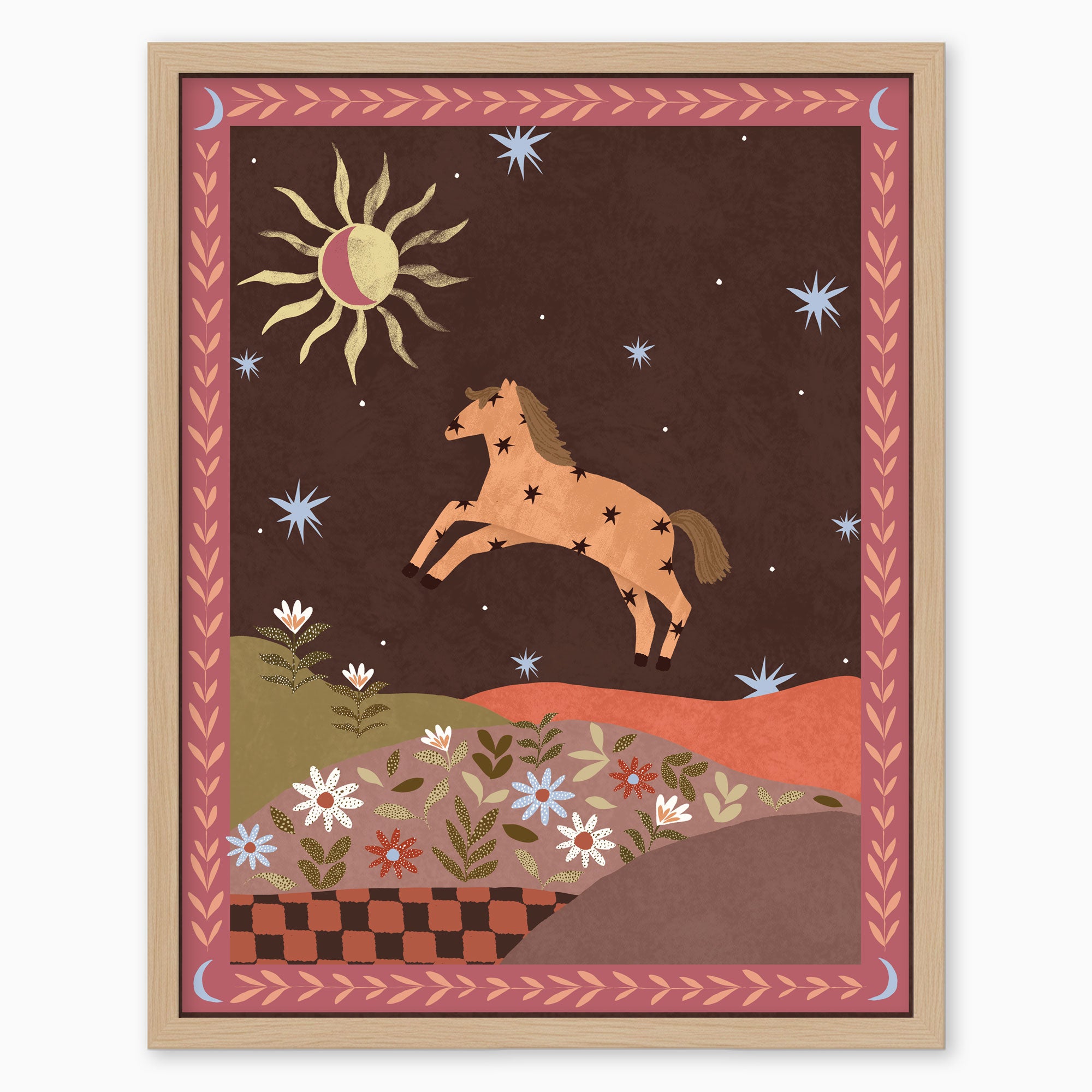 WF1393F - Celestial Horse Framed Print