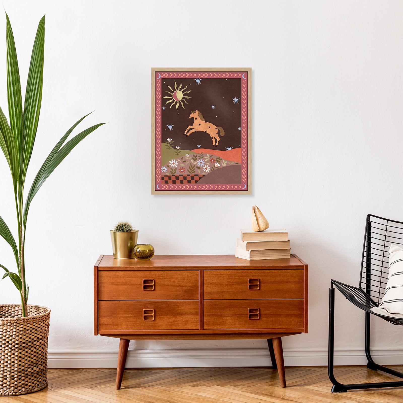 WF1393F - Celestial Horse Framed Print