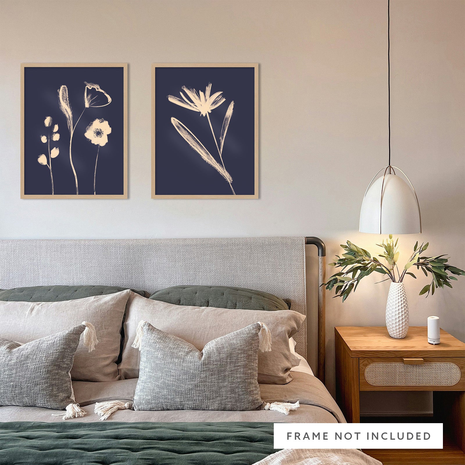 WF1397P - Midnight Blooms I Art Print