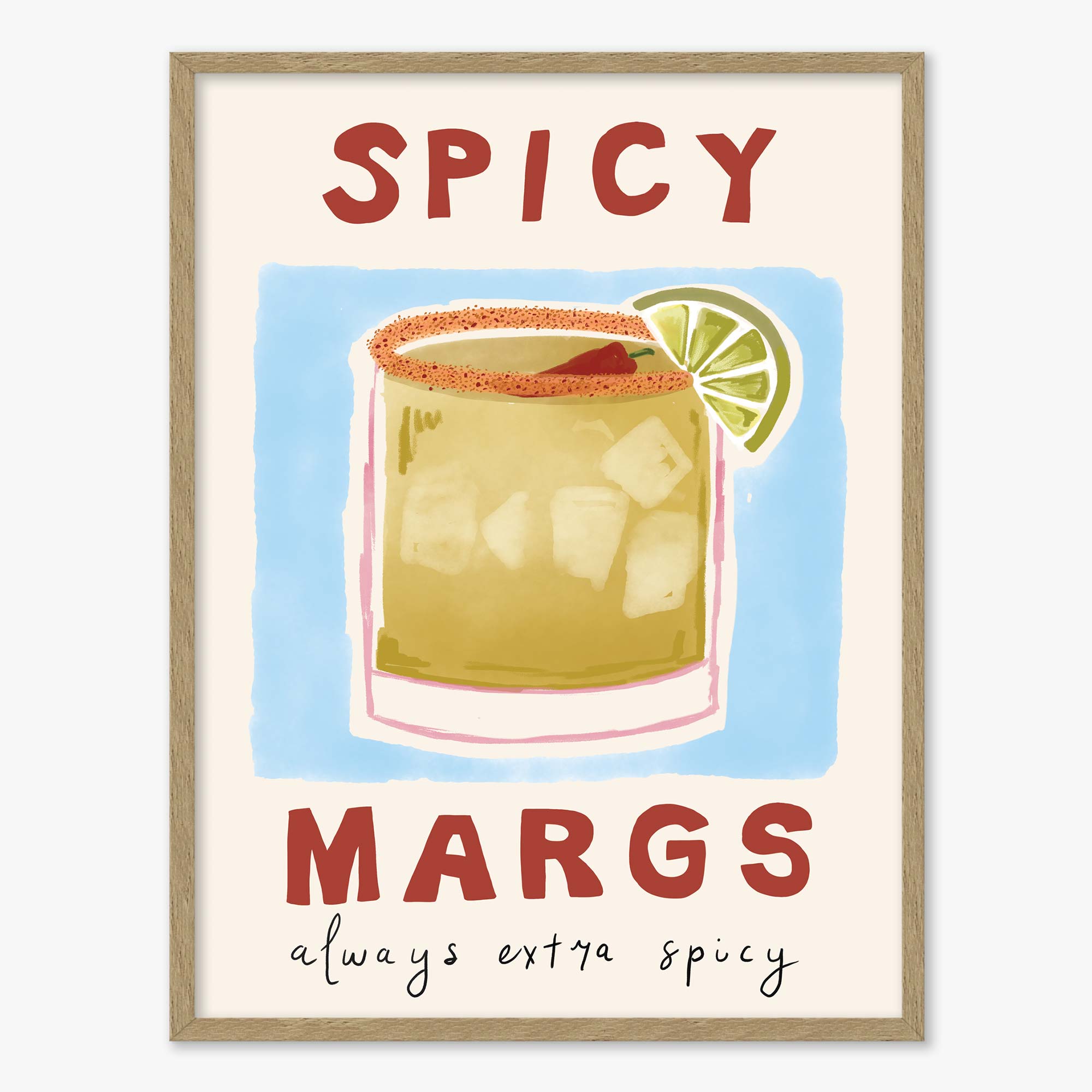 WF1401FL - Spicy Margs Large Framed Print