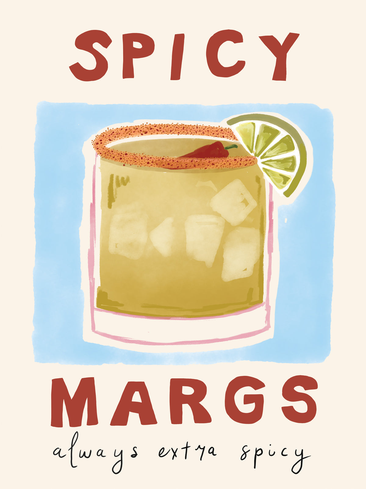 WF1401FL - Spicy Margs Large Framed Print