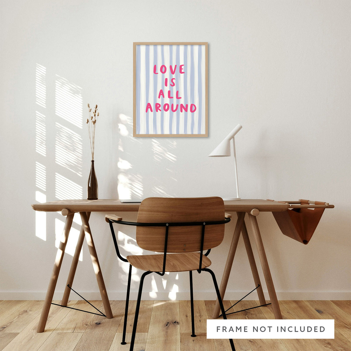 WF1406P - Love is All Around Art Print