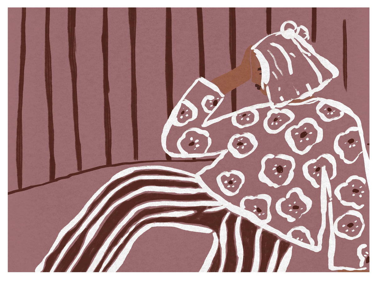 WF1409PL - Cosy Lounging Large Art Print