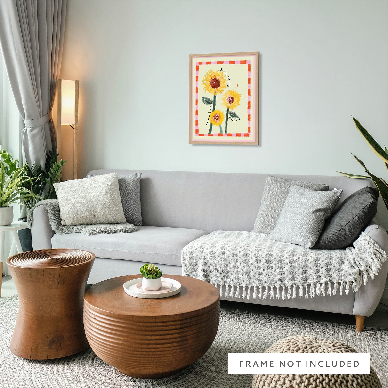 WF1412P - Sunflower Trio Art Print