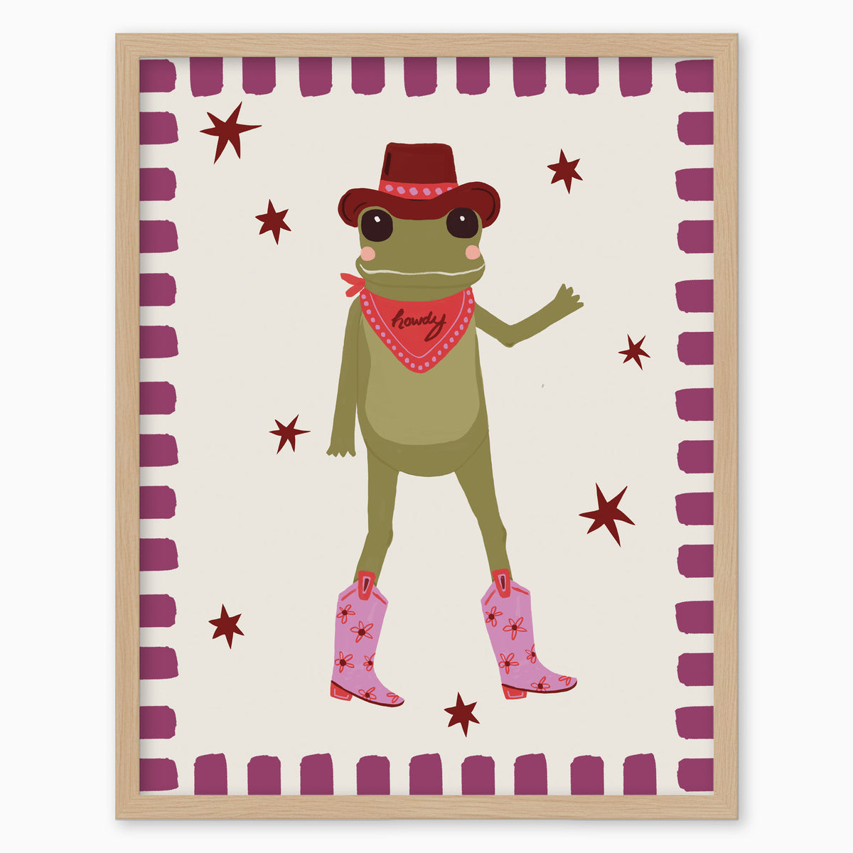 WF1420F - Howdy Partner Framed Print
