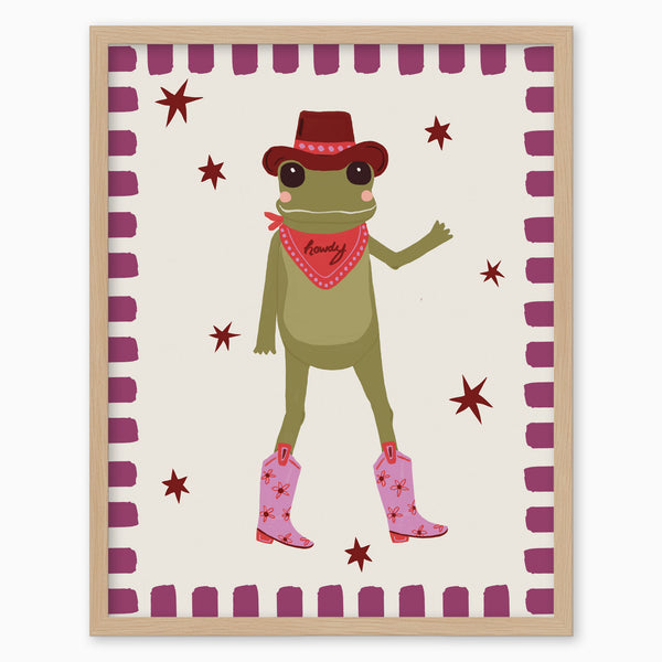 WF1420F - Howdy Partner Framed Print