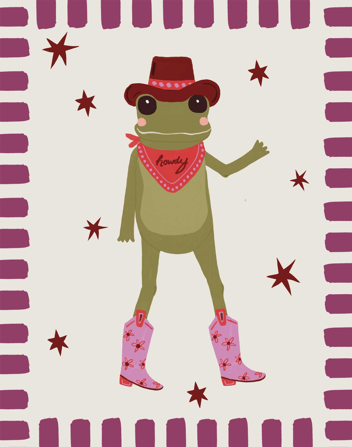 WF1420P - Howdy Partner Art Print