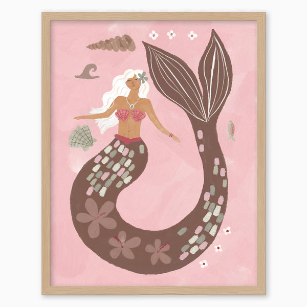 WF1423F - Mermaid Moves Framed Print