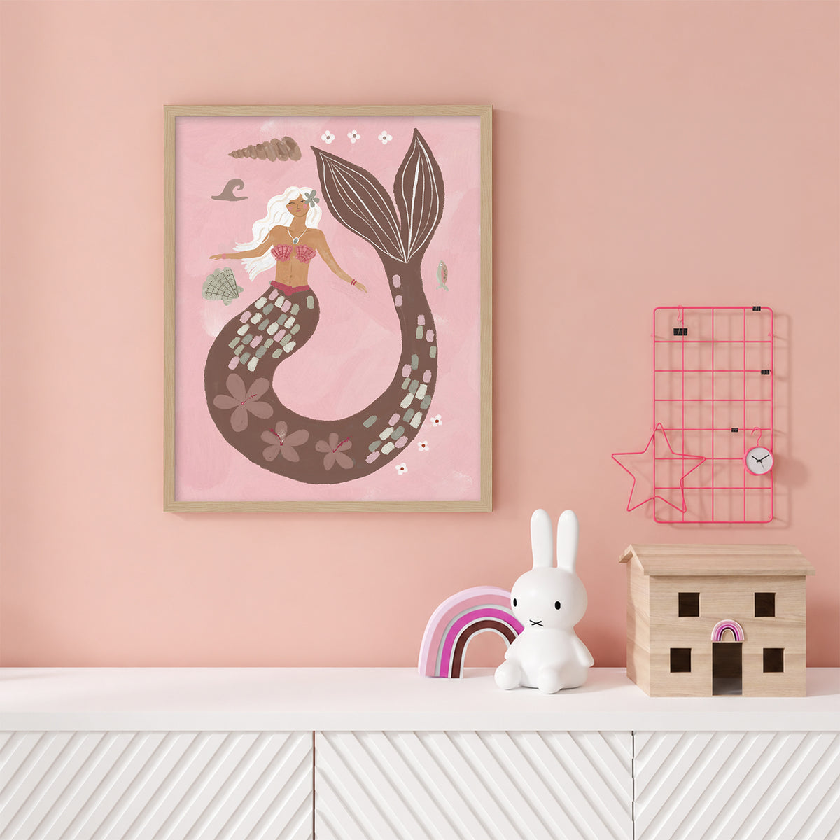WF1423F - Mermaid Moves Framed Print