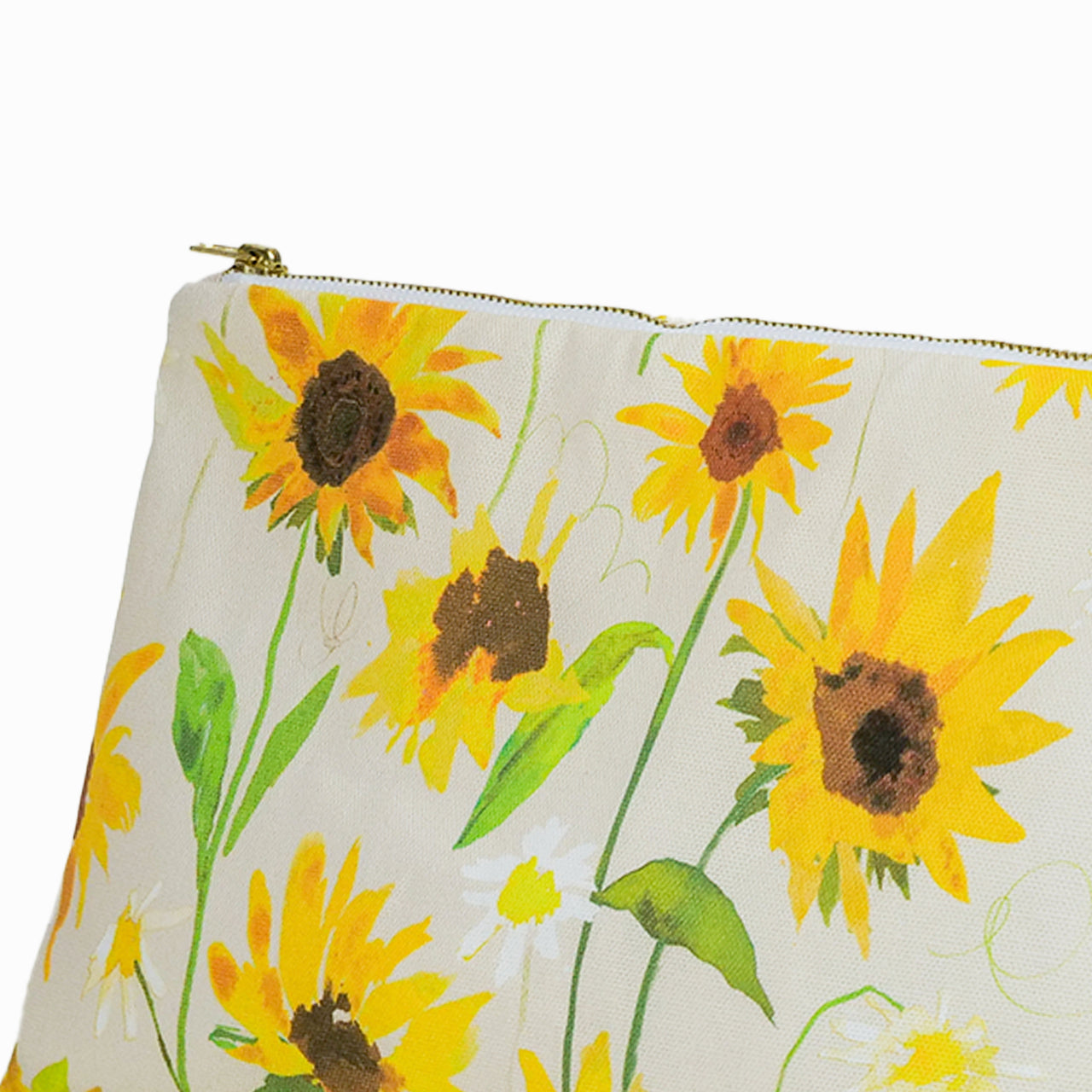 Large Wash Bag-WFWB05 - Sunflower Bloom Large Wash Bag-Whistlefish