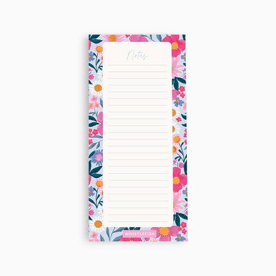 Bold Blooms List Pad - Whistlefish