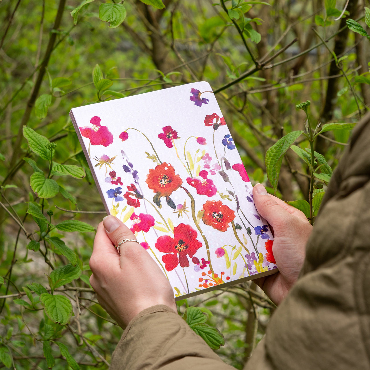 Notebook-WNB56 - Wildflower Whispers Notebook-Whistlefish