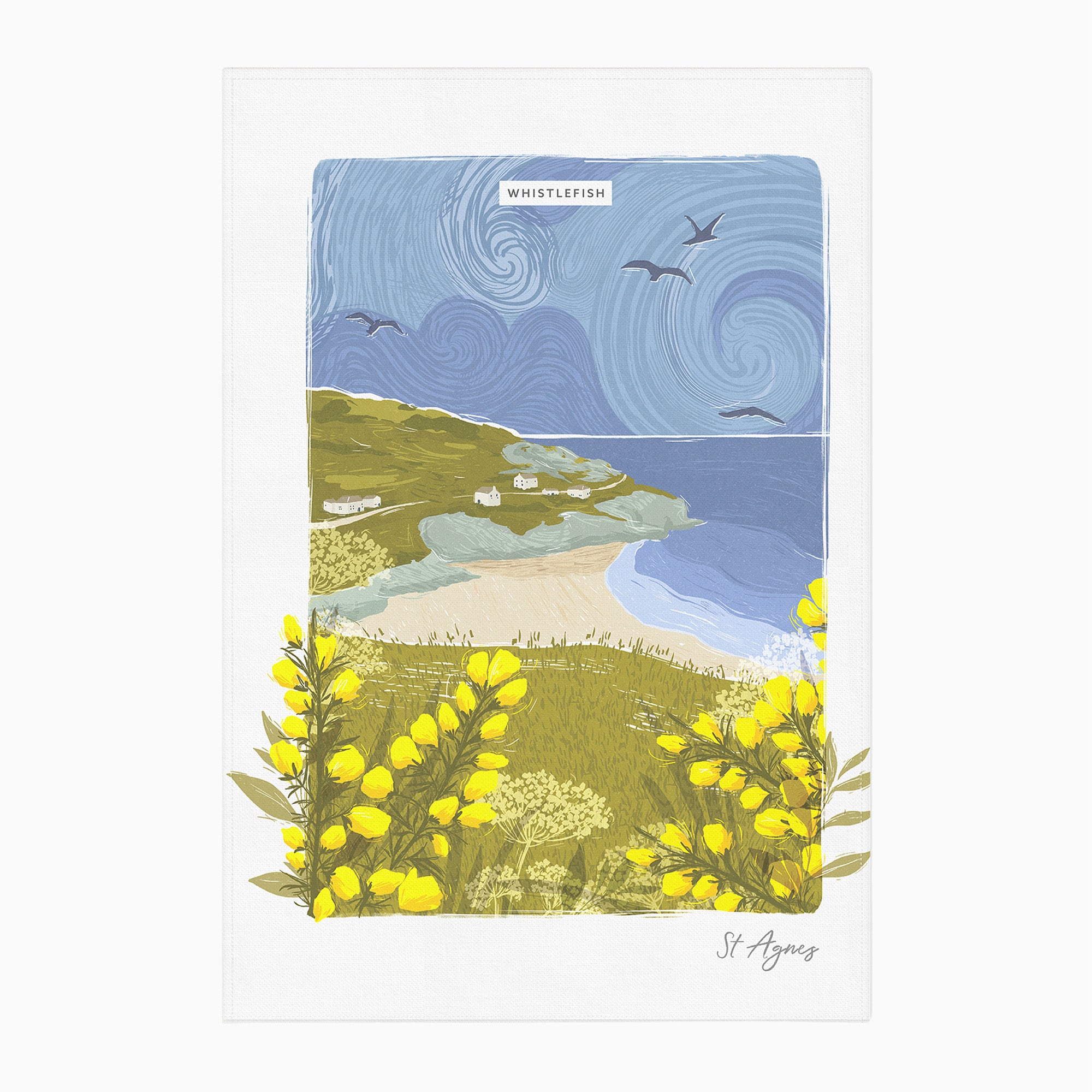WTT322 - St Agnes Tea Towel