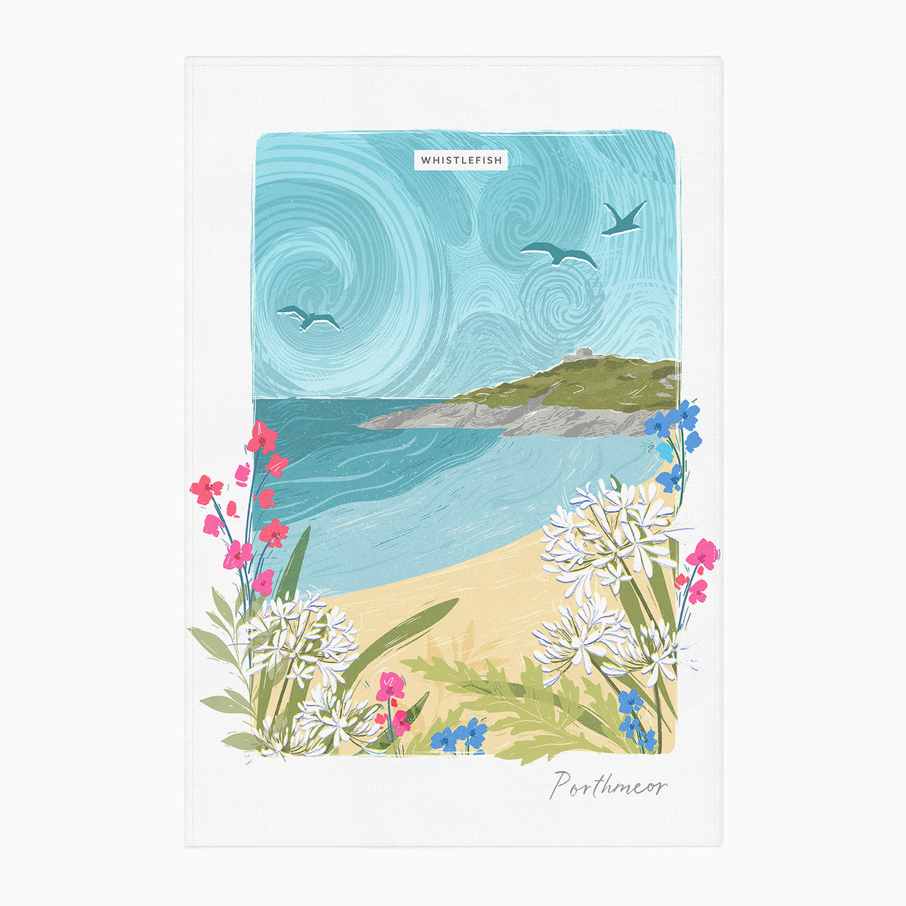 WTT323 - Porthmeor Tea Towel