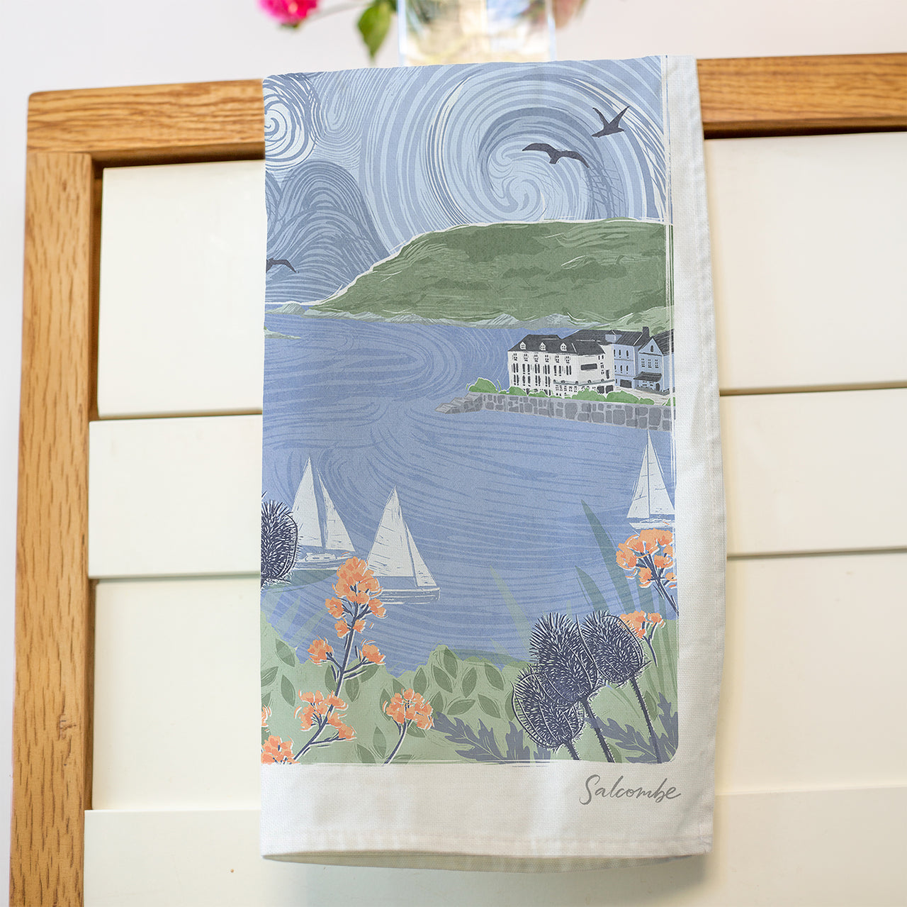 Salcombe Lino Tea Towel - Whistlefish