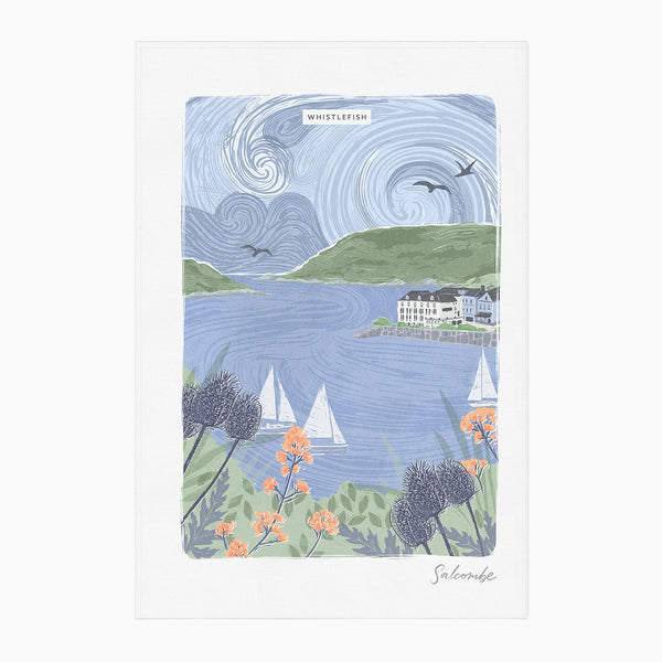 Salcombe Lino Tea Towel - Whistlefish