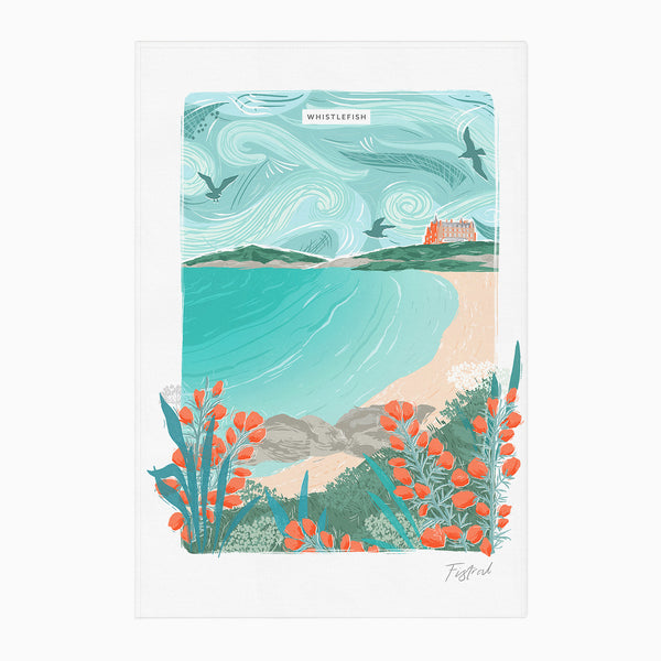 Fistral Lino Tea Towel - Whistlefish