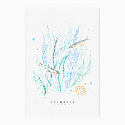 Seagrass Swimming Tea Towel - Whistlefish