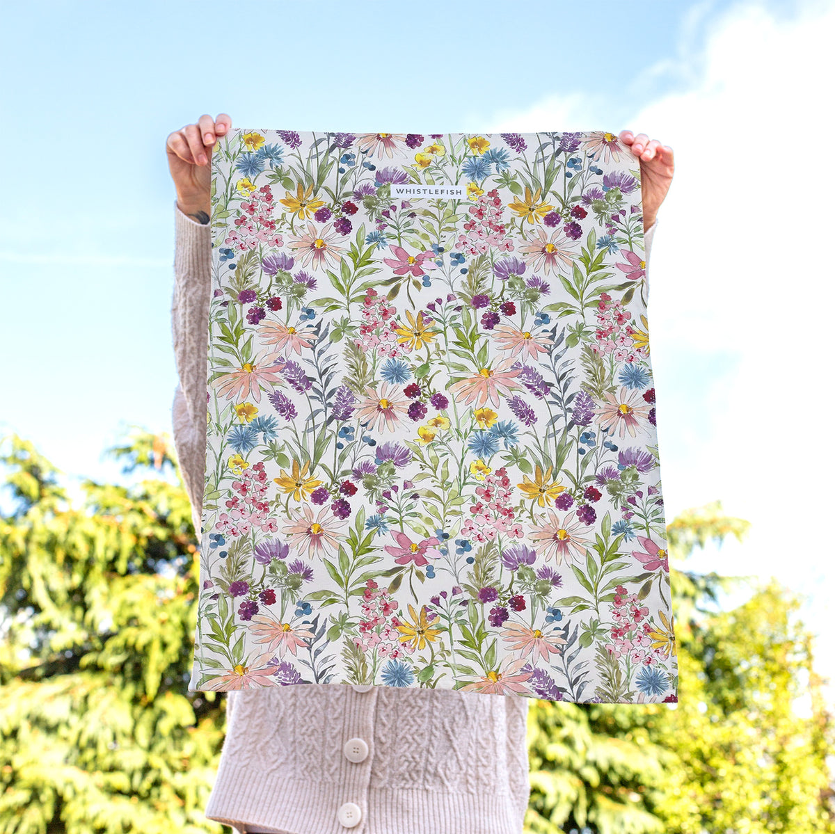 Bramble Hedgerow Tea Towel - Whistlefish