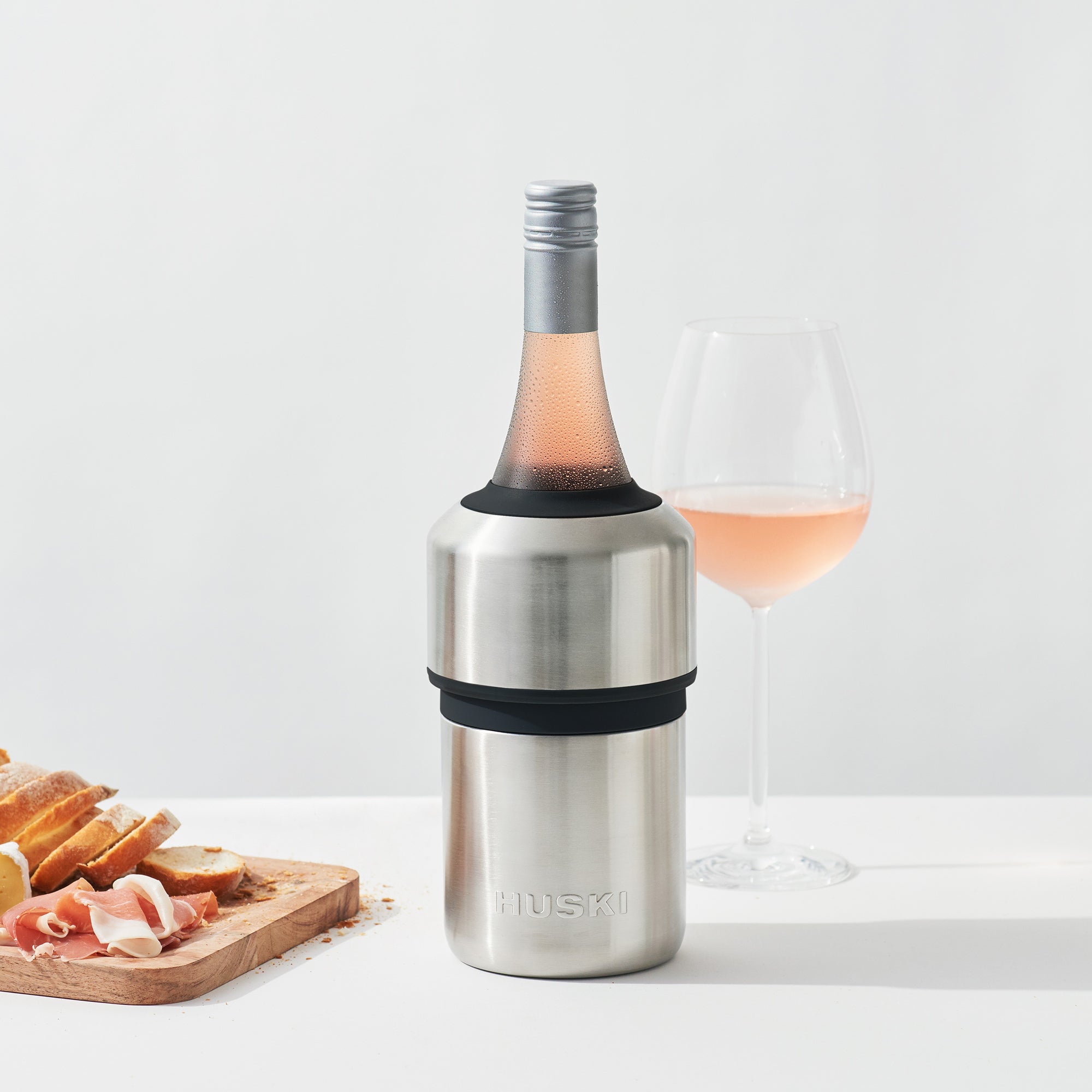 Drink Cooler-000012 - Huski Wine Cooler Brushed Stainless-Huski