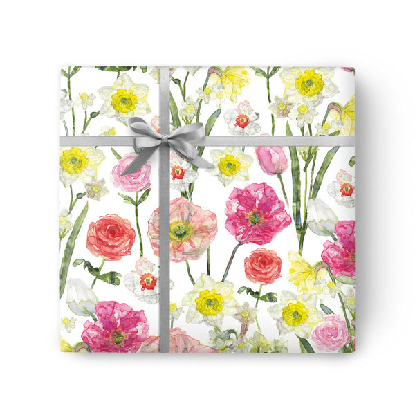 Wrapping Paper - GWP05 - Blooming Garden Wrapping Paper - Daffodils Wrapping Paper - Whistlefish