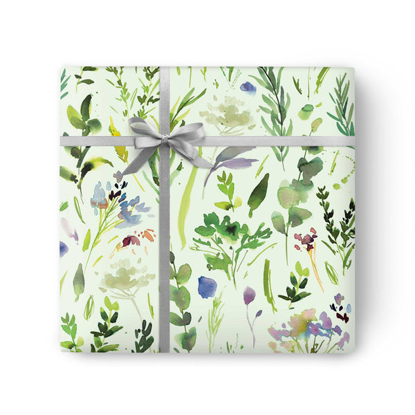 Wrapping Paper - GWP06 - Cornish Herbs Wrapping Paper - Cornish Herbs Wrapping Paper - Whistlefish