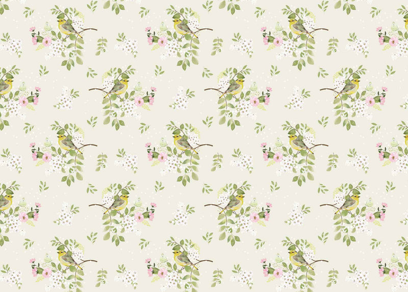 Wrapping Paper - GWP11 - Hedgerow Floral Wrapping Paper - Hedgerow Floral Wrapping Paper - Whistlefish