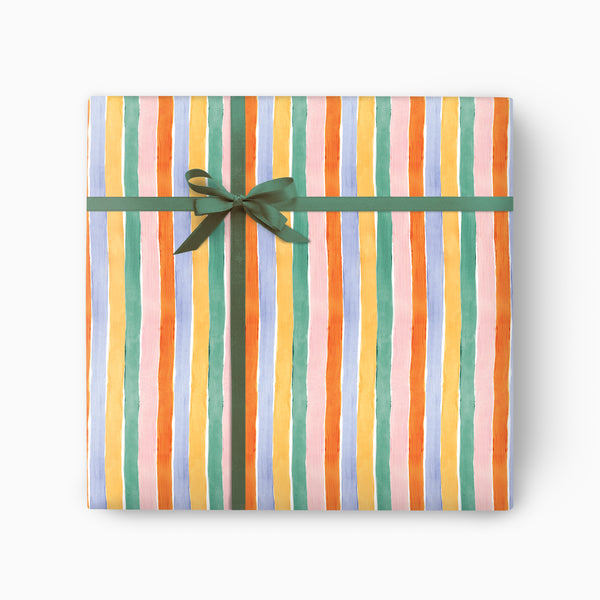 Wrapping Paper-GWP110 - Vibrant Stripes Wrapping Paper-Whistlefish
