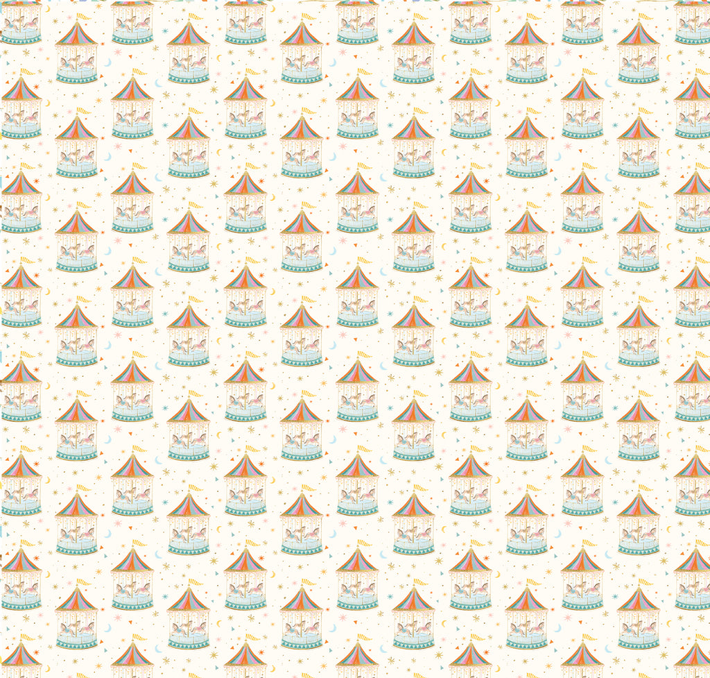 Wrapping Paper-GWP113 - Carousel Wrapping Paper-Whistlefish