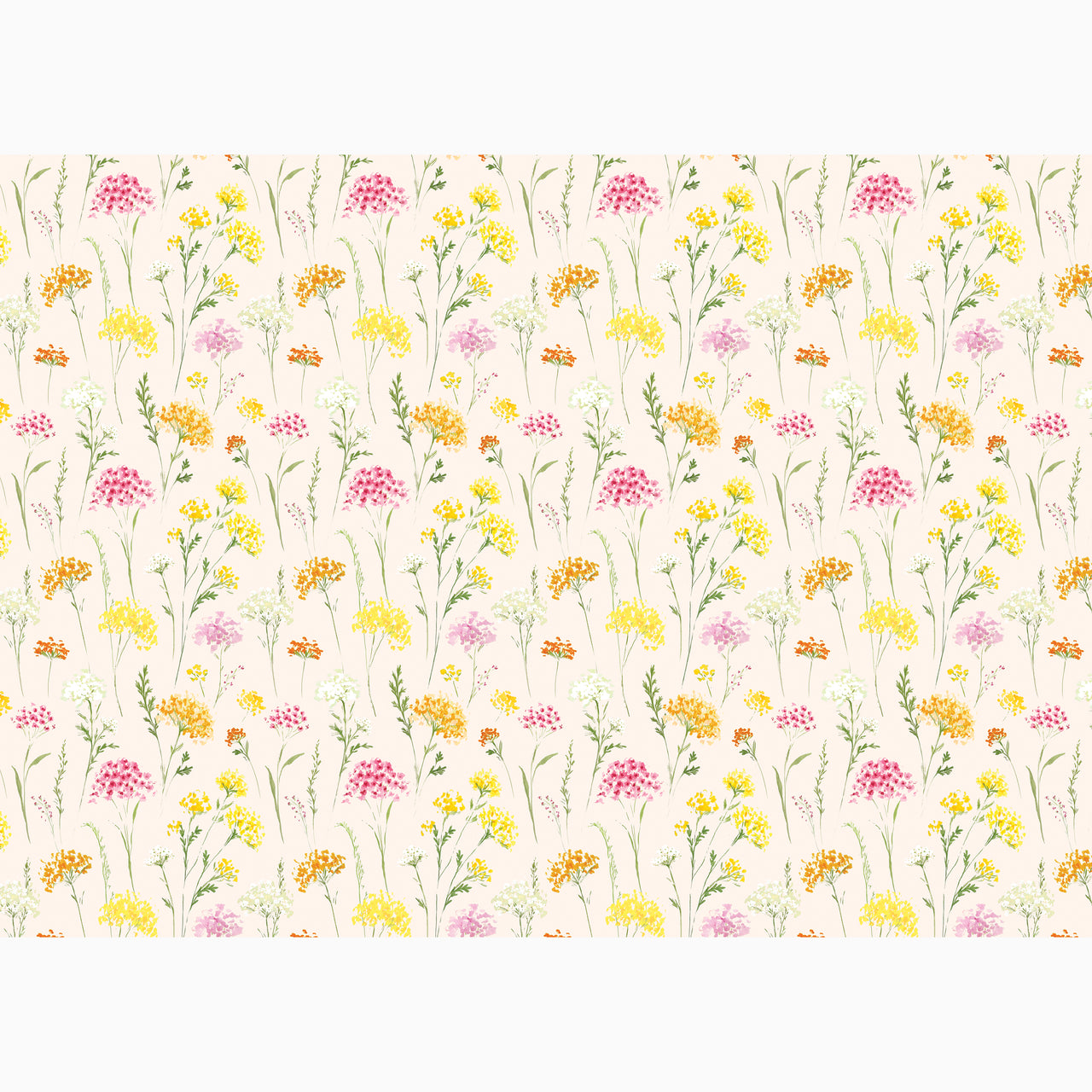 Wrapping Paper-GWP130 - Yarrow Meadow Cream Wrap-Whistlefish