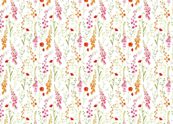 Wrapping Paper - GWP15 - Hedgerow Floral Wrapping Paper - Hedgerow Floral Wrapping Paper - Whistlefish
