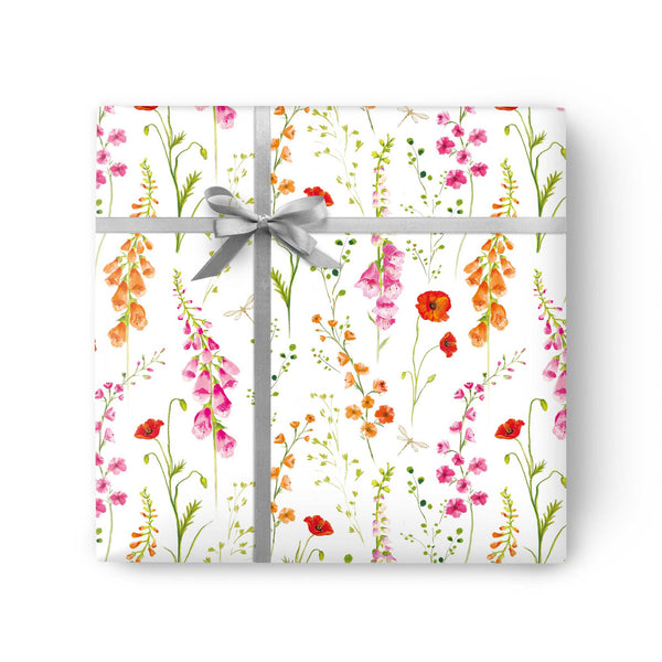 Wrapping Paper - GWP15 - Hedgerow Floral Wrapping Paper - Hedgerow Floral Wrapping Paper - Whistlefish